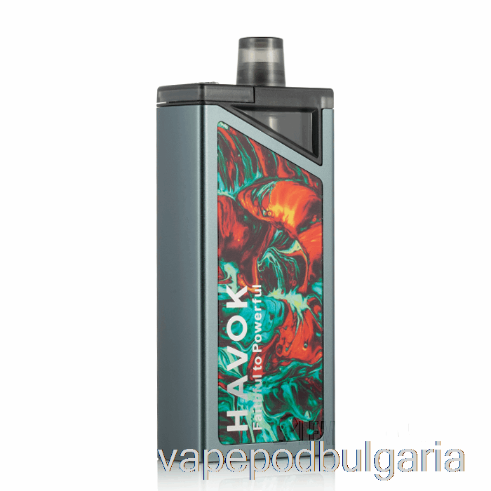 Vape 10000 Дръпки Uwell Havok V1 65w Pod Mod Green